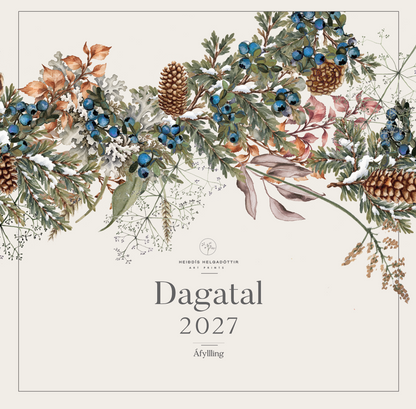 Áfylling á dagatalið 2027 **FORPÖNTUN - afhendist í nóvember**