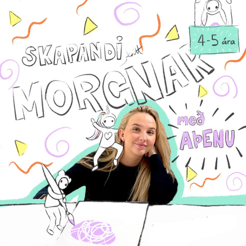 SKAPANDI MORGNAR // 8 vikna námskeið // lau kl.12:30